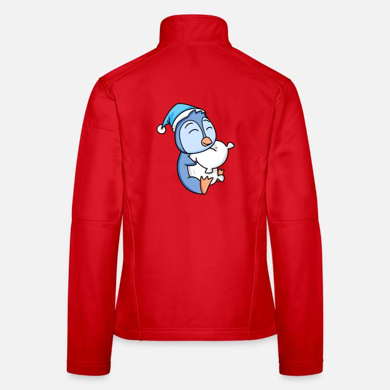 Bébé pingouin Veste en tissu softshell Femme