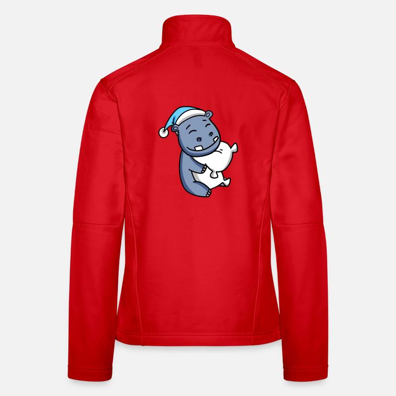 Nilpferd Baby Frauen Softshelljacke