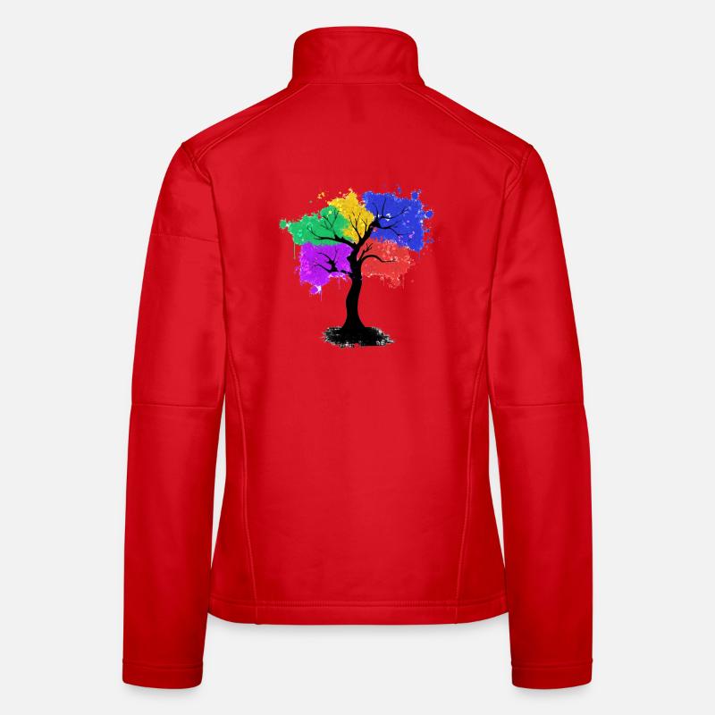 Color Tree Women's Softshell Jacket