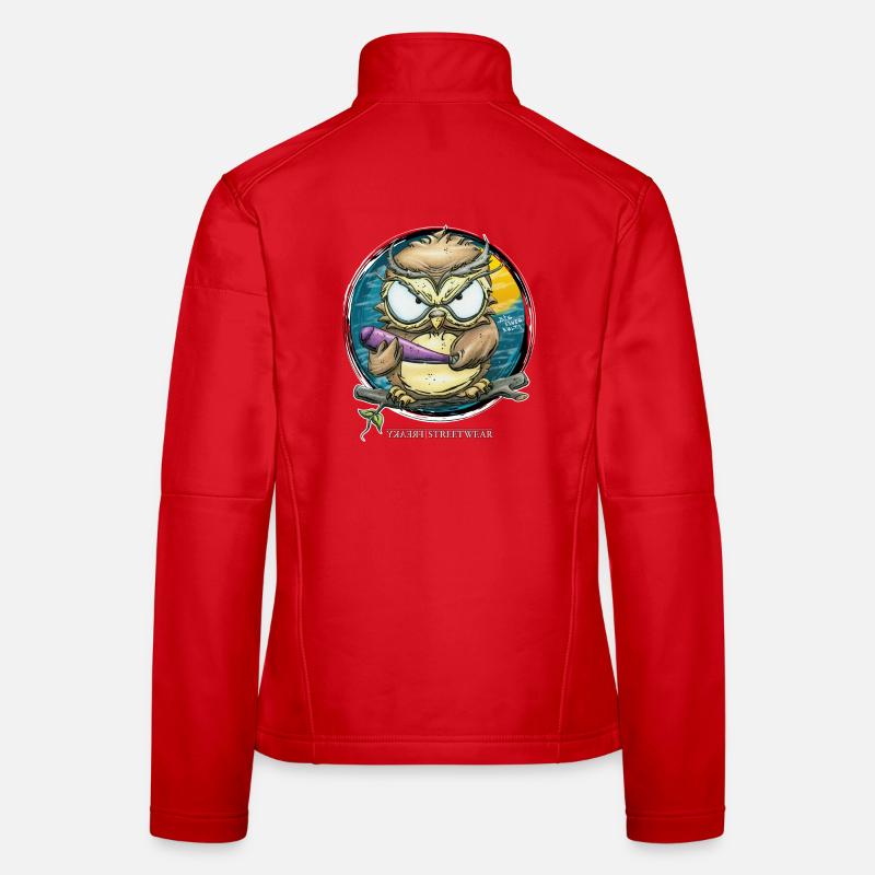 Bis einer Eult! Frauen Softshelljacke