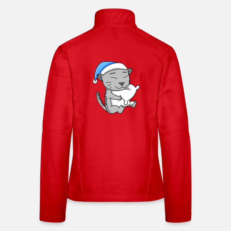Chat Cat Race Egyptian Mau Veste en tissu softshell Femme