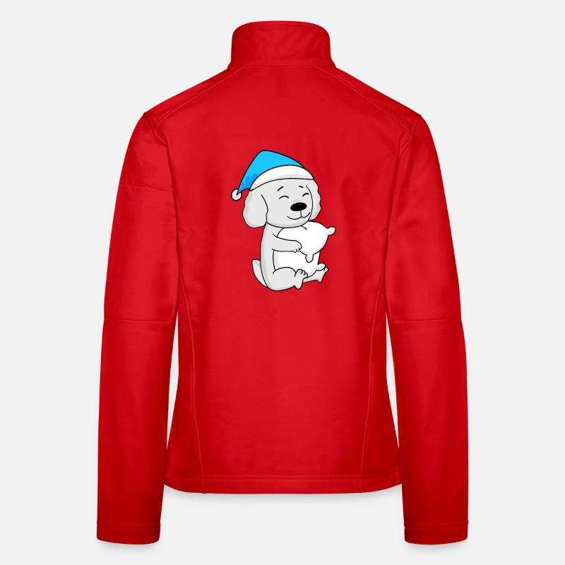 Hund Hunderasse Malteser Frauen Softshelljacke