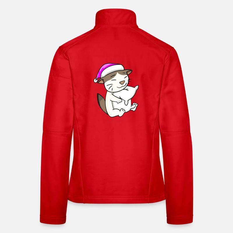 Chat race de chat RagaMuffin Veste en tissu softshell Femme