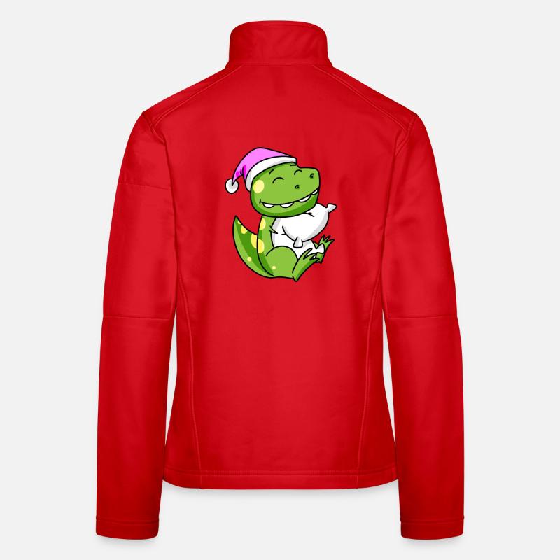Dinosaur with pillow and sleeping cap Women's Softshell Jacket