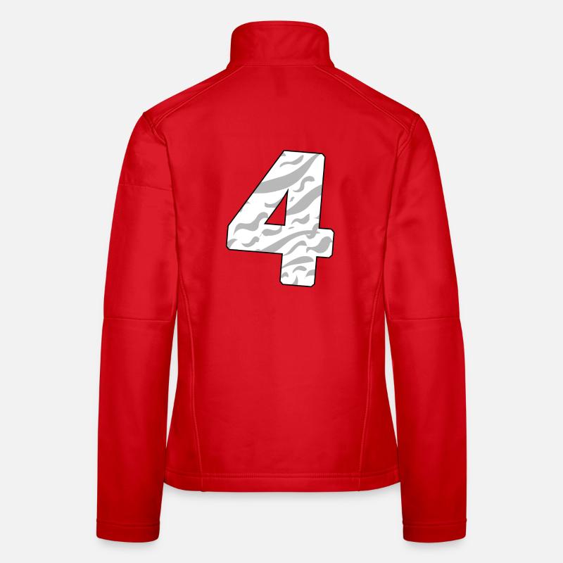 4 - Women's Softshell Jacket - red