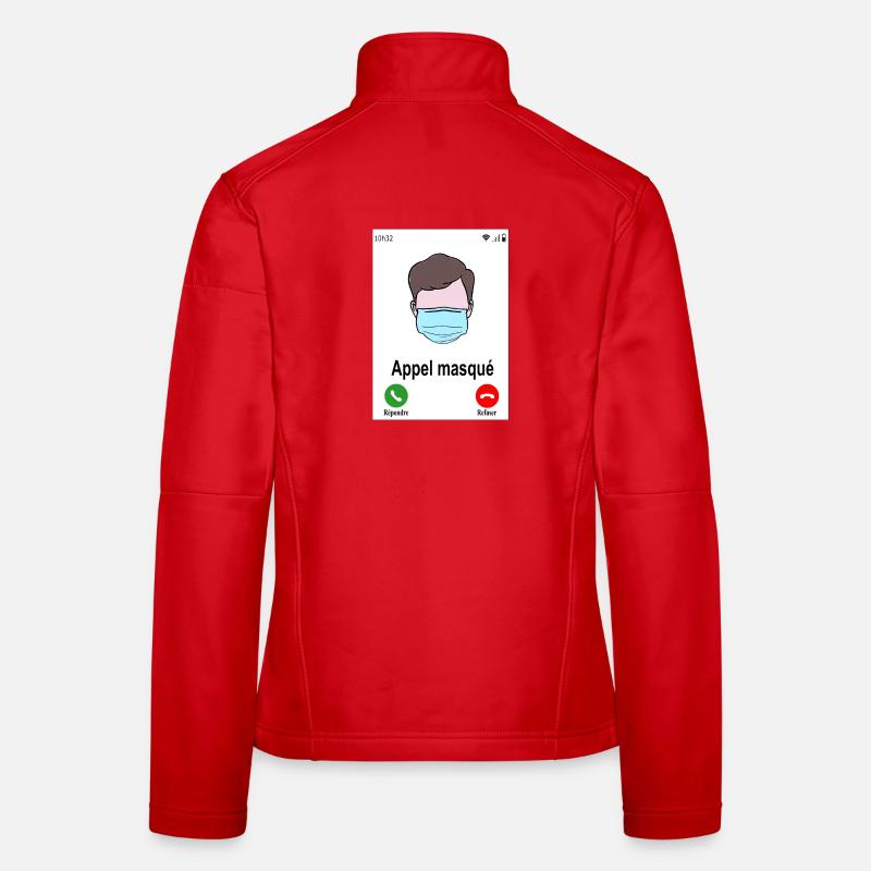 Appel masqué Veste en tissu softshell Femme