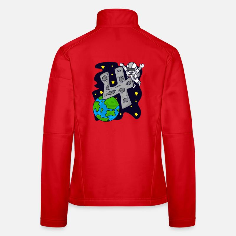 Junge 4 Jahre alt - 4. Geburtstag Geschenk Frauen Softshelljacke