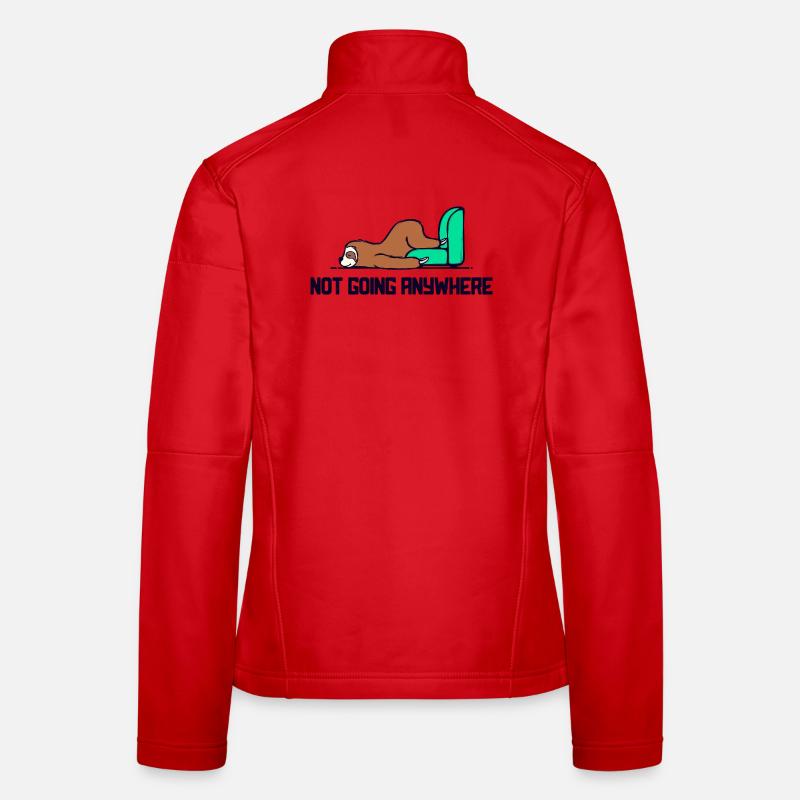 Faul Faultier Schlafen Statement Langschläfer Frauen Softshelljacke