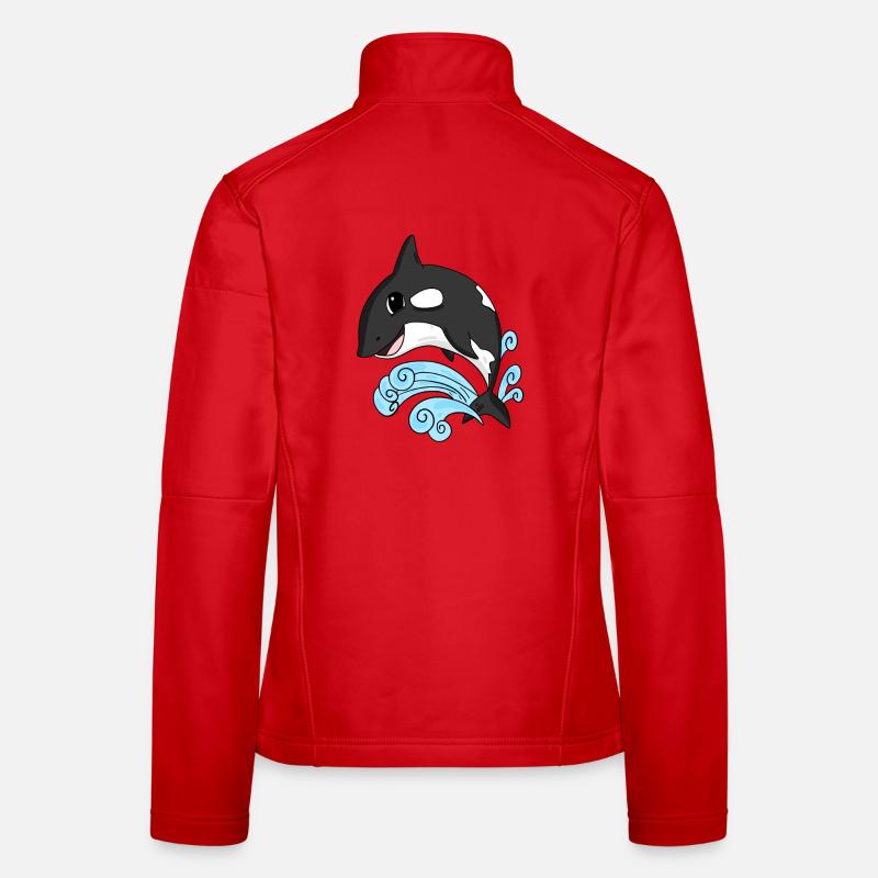Killer whale Women's Softshell Jacket