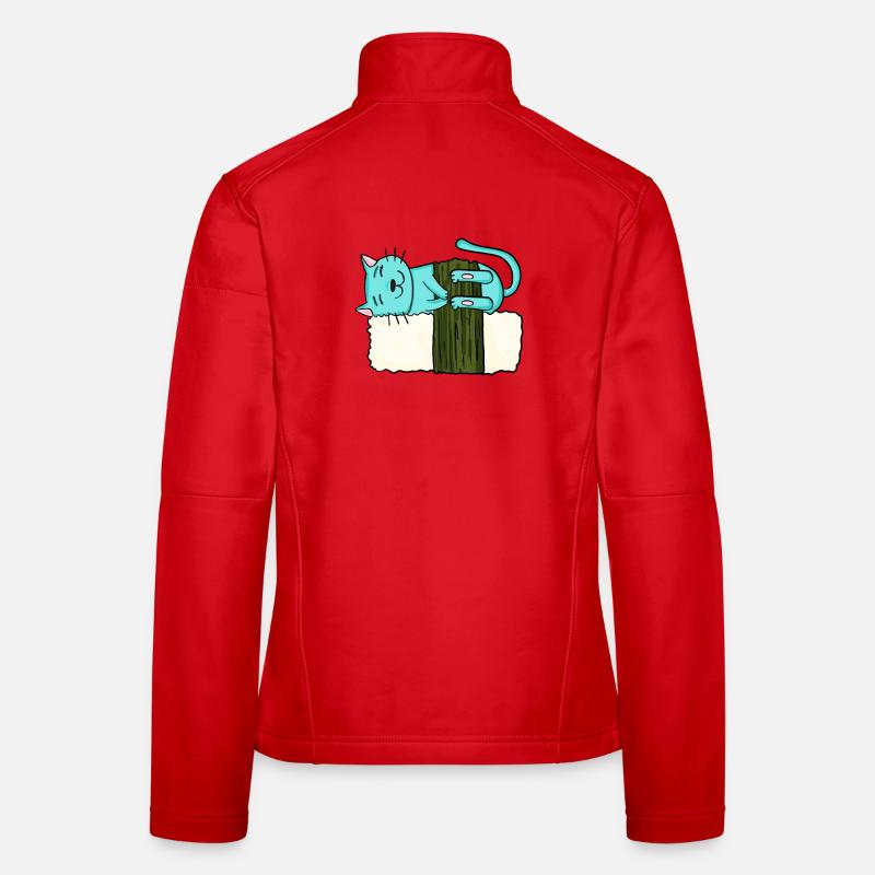 Sushi Katze Frauen Softshelljacke