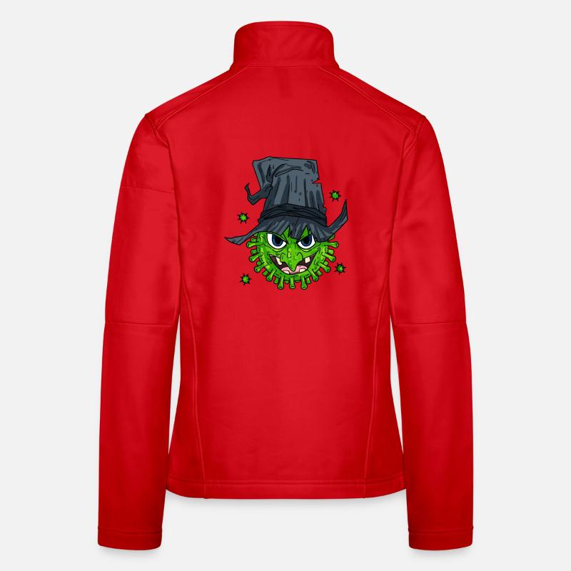 Virus de la sorcière Veste en tissu softshell Femme