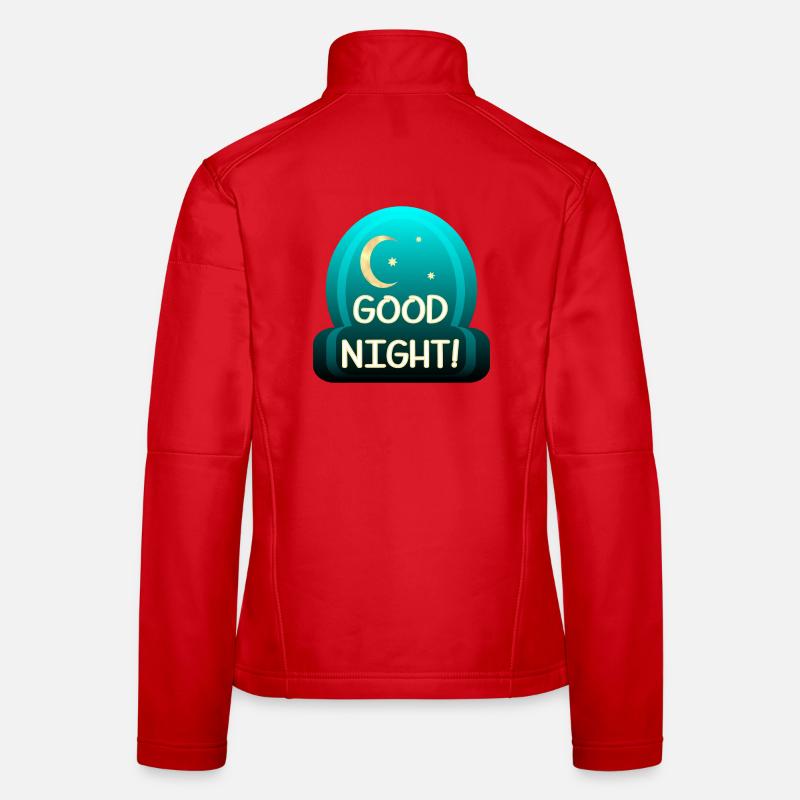 Good Night - Sleeping Women's Softshell Jacket
