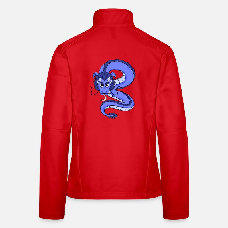 Drache Frauen Softshelljacke