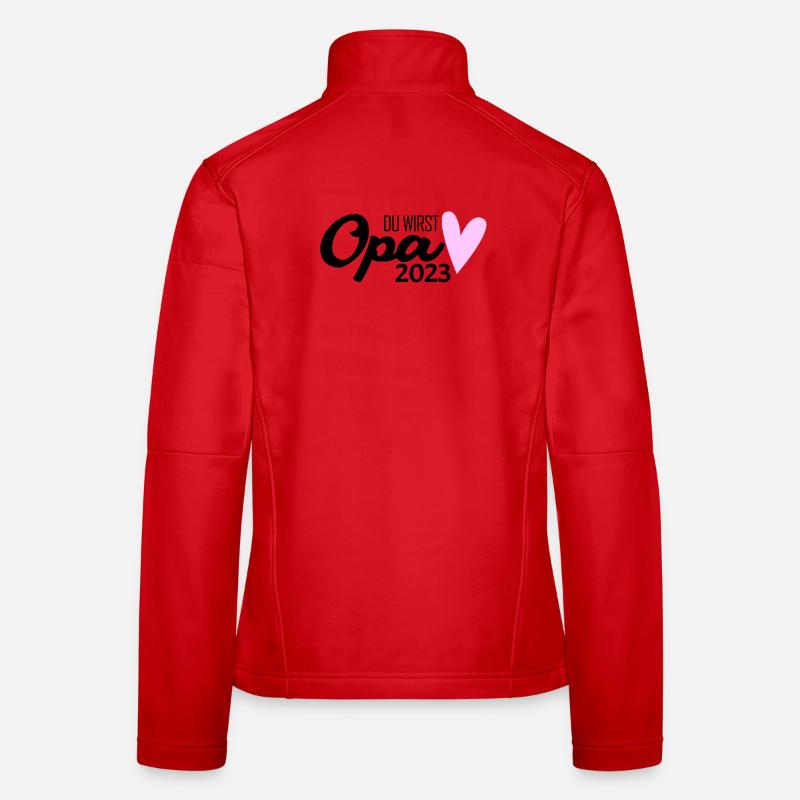 Opa 2023 - Opa werden - Bald Opa Frauen Softshelljacke