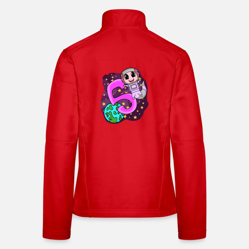 5 Geburtstag Axolotl - 5 Jahre alt - Ich bin 5 Frauen Softshelljacke