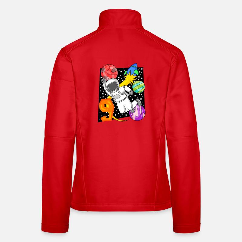 9th birthday Women's Softshell Jacket