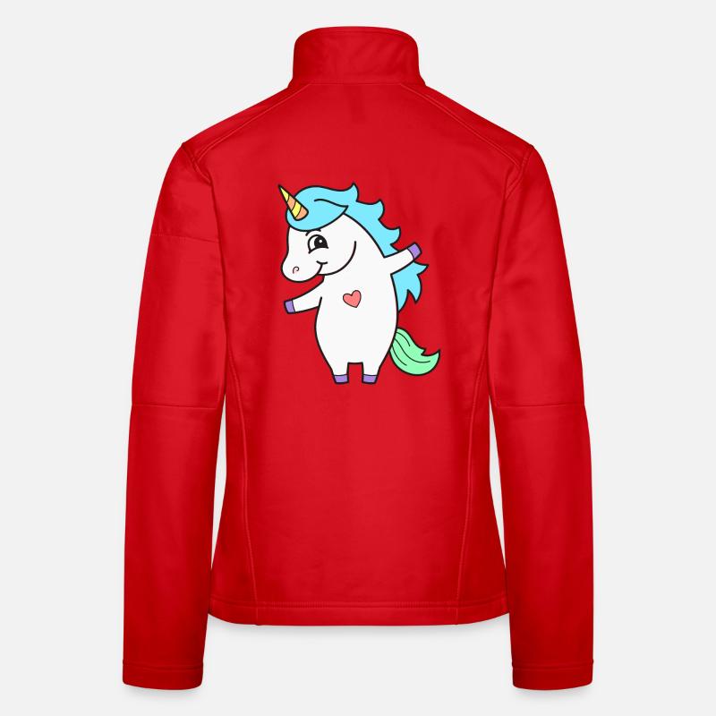 Einhorn Einhörner Frauen Softshelljacke