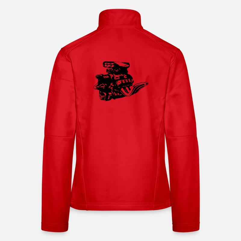V8 engine Women's Softshell Jacket