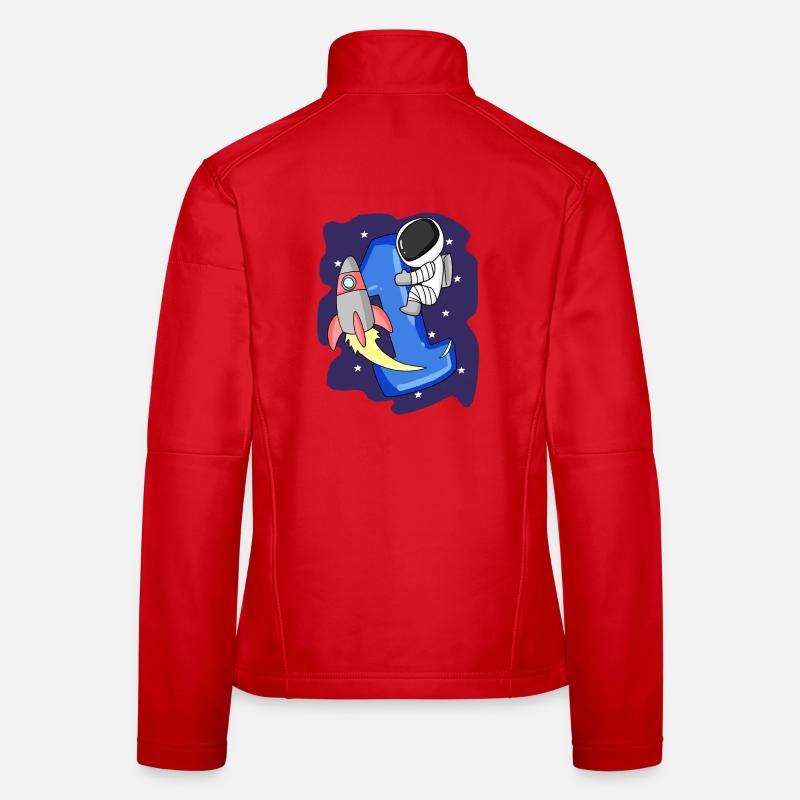 1 year old Young astronaut Women's Softshell Jacket