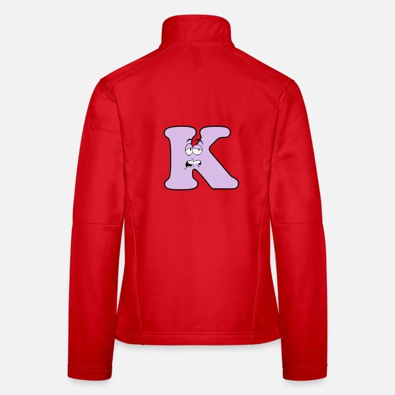 K - Frauen Softshelljacke - Rot
