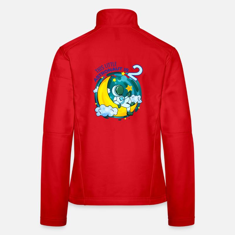2e anniversaire - 2 ans Cadeau Astronaut Boy Veste en tissu softshell Femme
