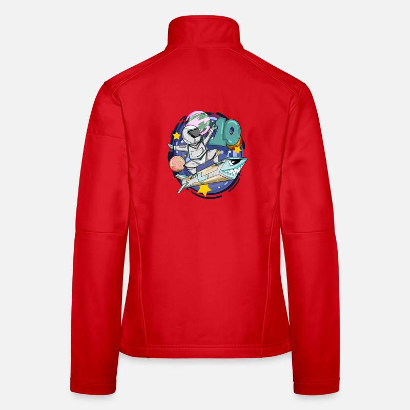 10. Geburtstag - 10 Jahre Astronaut Junge Geschenk Frauen Softshelljacke