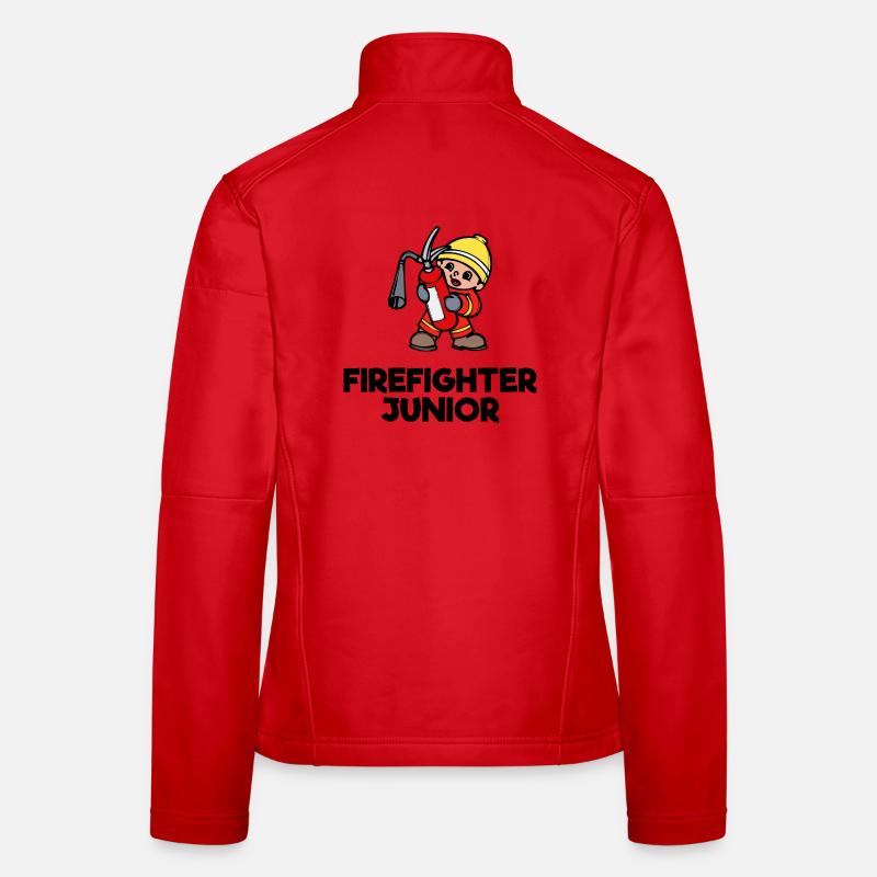 Freiwillige Feuerwehr Lebensretter Statement Frauen Softshelljacke