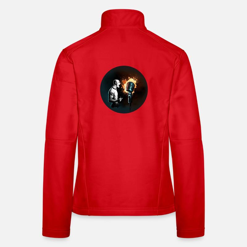 Sänger / Rapper / Moderator Explosion Heavy Metal Frauen Softshelljacke