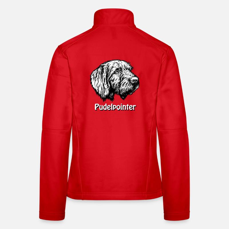Pudelpointer Portrait Women's Softshell Jacket