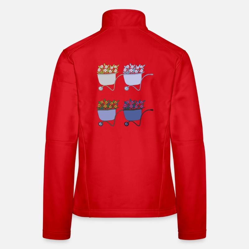 Wheelbarrows 4-fold Women's Softshell Jacket