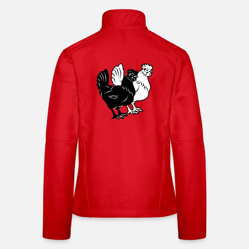 Two chickens Women's Softshell Jacket