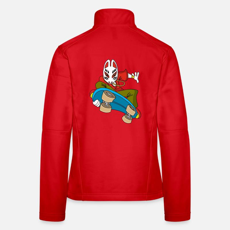 Fox Kitsune Skateboarding Frauen Softshelljacke