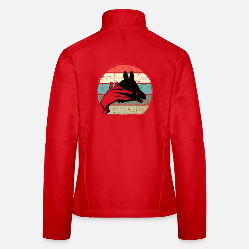 Pastel Handframe Sunset Circle Women's Softshell Jacket
