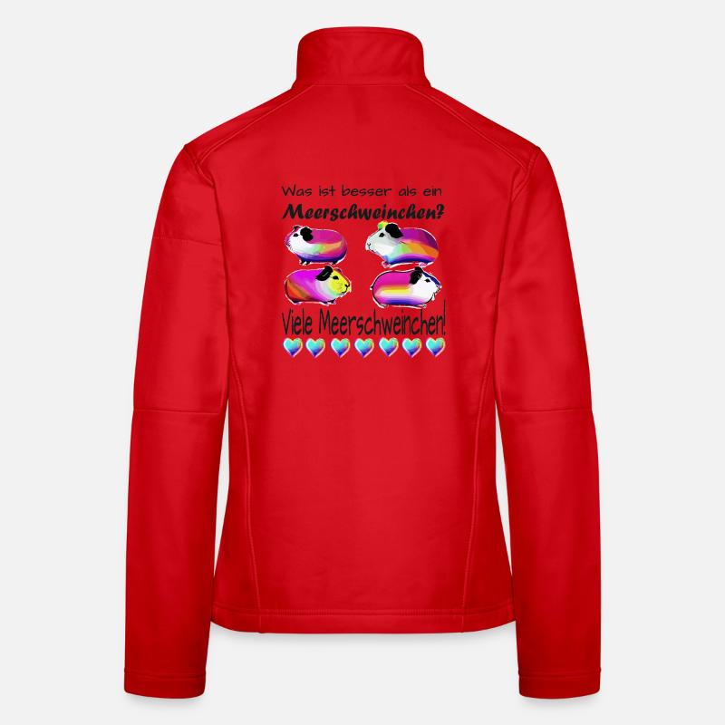 Besser als ein Meerschweinchen regenbogenfarben Frauen Softshelljacke