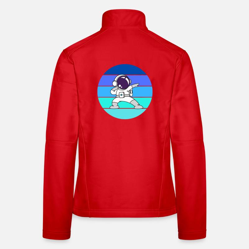 astronaute, spaceman, fusée Veste en tissu softshell Femme