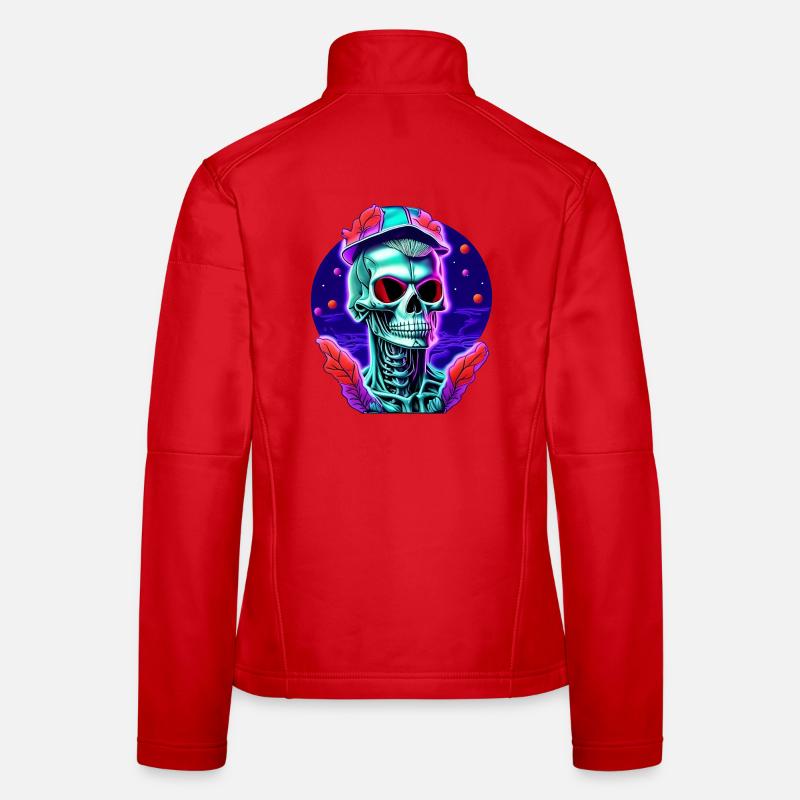 Skeleton with cap Women's Softshell Jacket