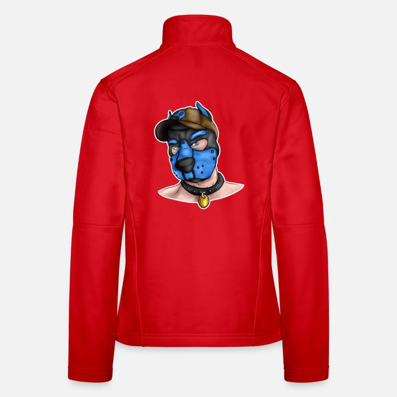 PupBlue Veste en tissu softshell Femme