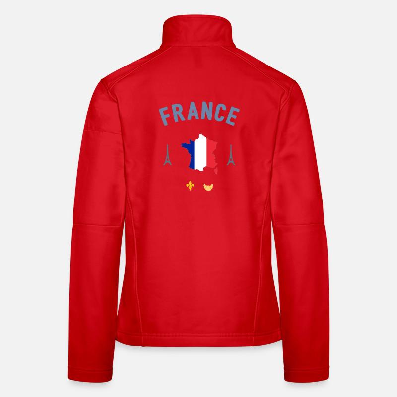 Frankreich Frauen Softshelljacke