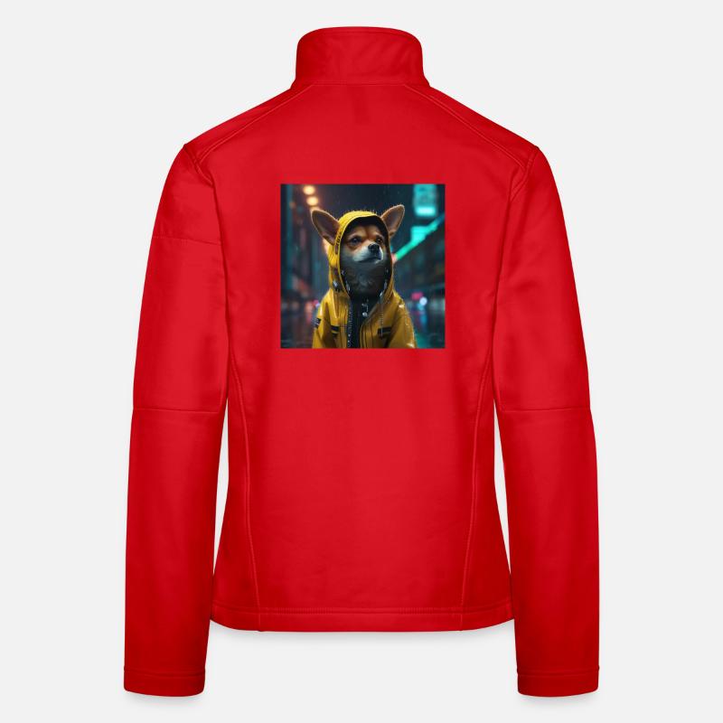 Human Dog - Women's Softshell Jacket - red