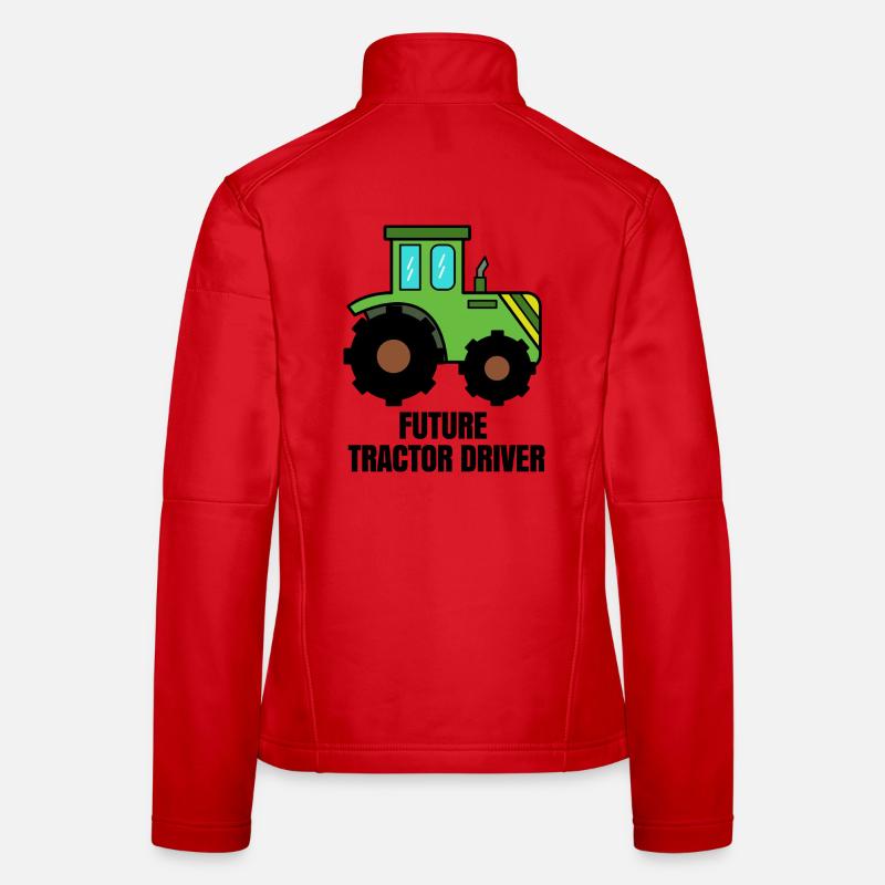 Biobauer Tractor Motor Vehicle Tractor Statement Women's Softshell Jacket