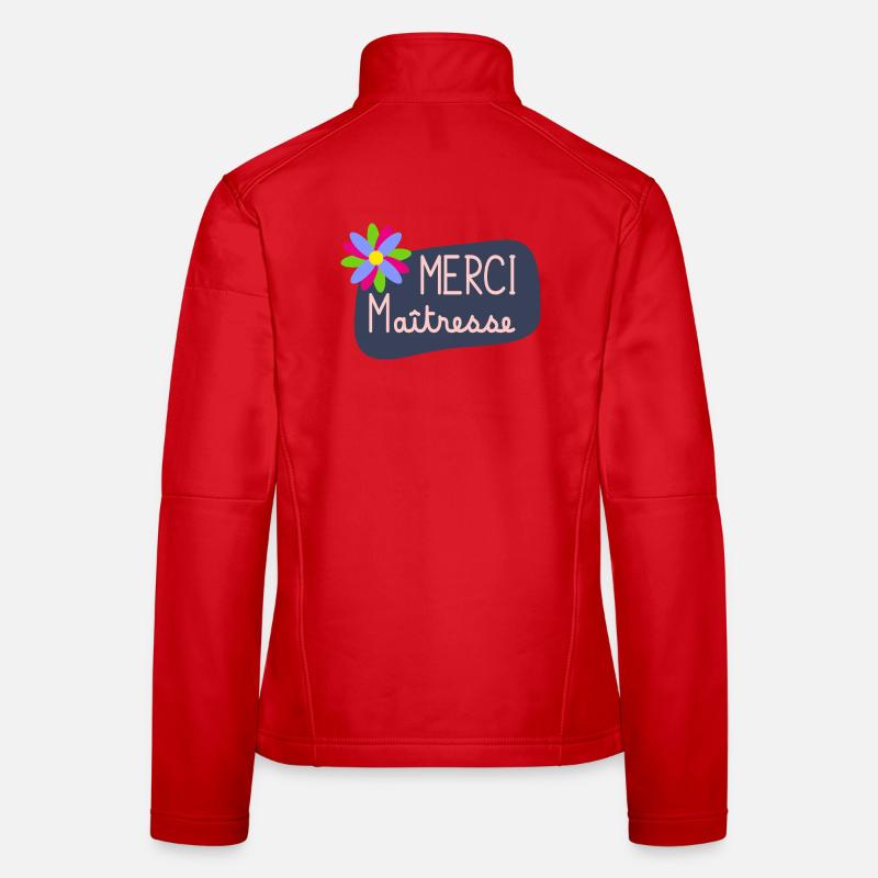 MAÎTRESSE. MERCI. MERCI MAÎTRESSE. FLEUR Veste en tissu softshell Femme