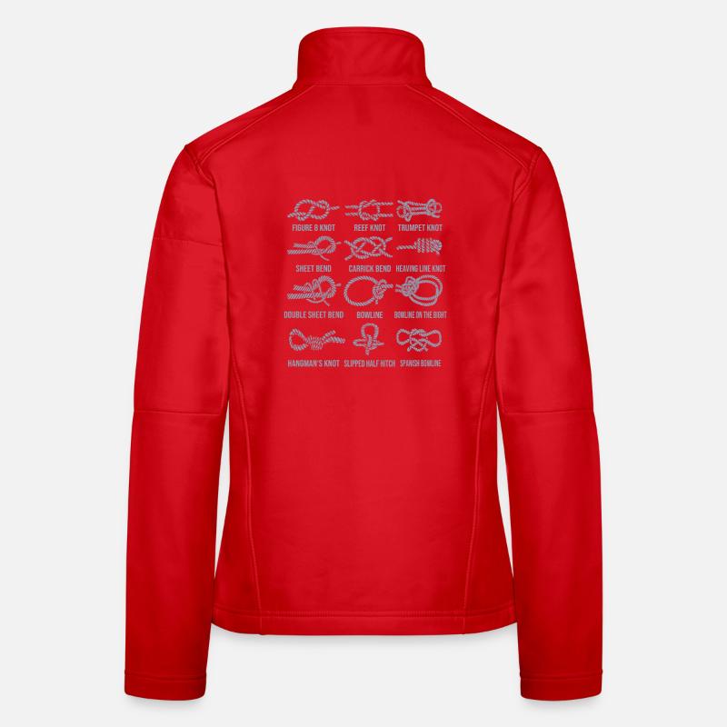 Sailing, sailboat, sailing knots, knotting Women's Softshell Jacket