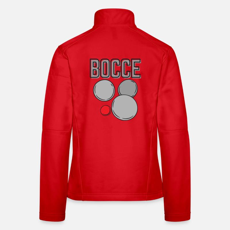 Bocce Spruch Bocce Ball mit Jack Bocci Game Bocce Frauen Softshelljacke