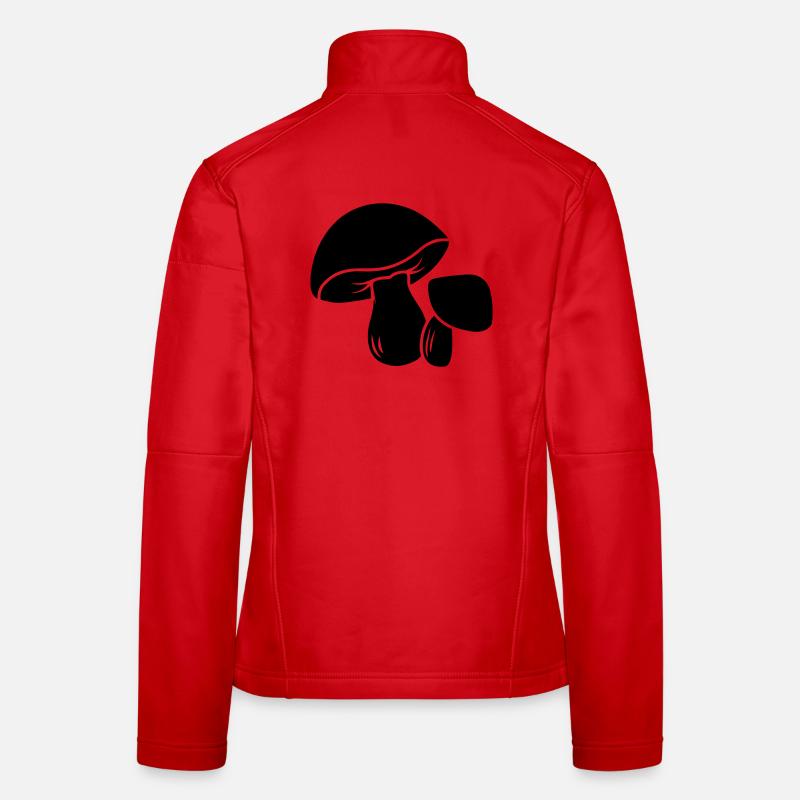 Mushroom logo Women's Softshell Jacket