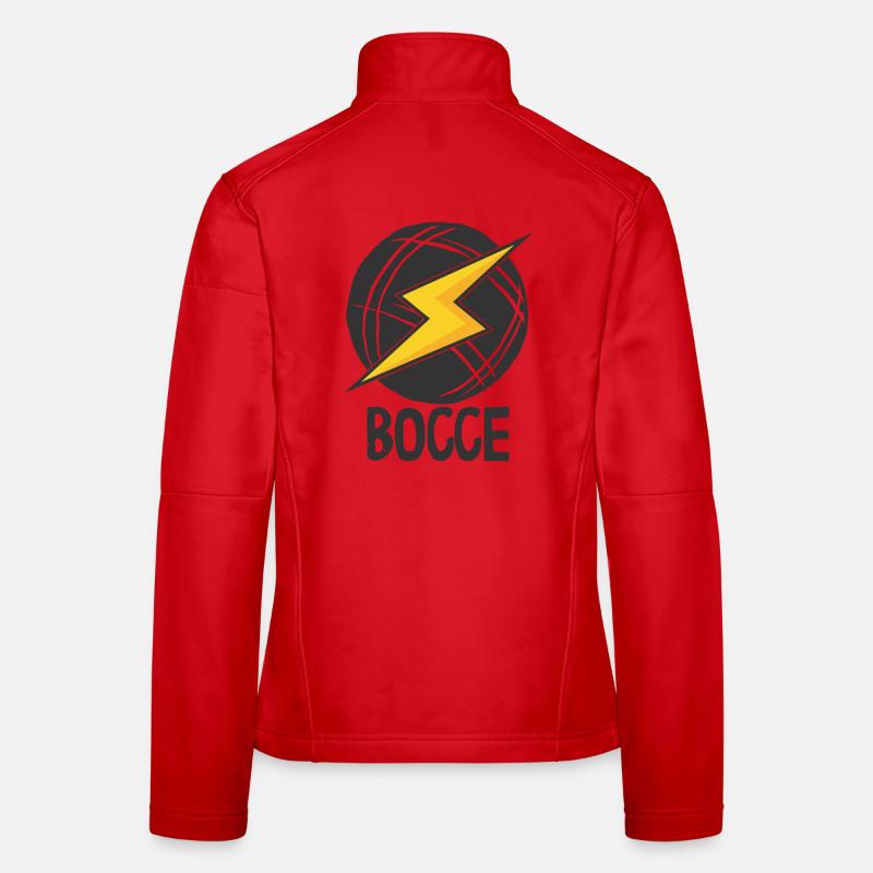 Bocce Spruch Bocce Ball mit Jack Bocci Game Bocce Frauen Softshelljacke