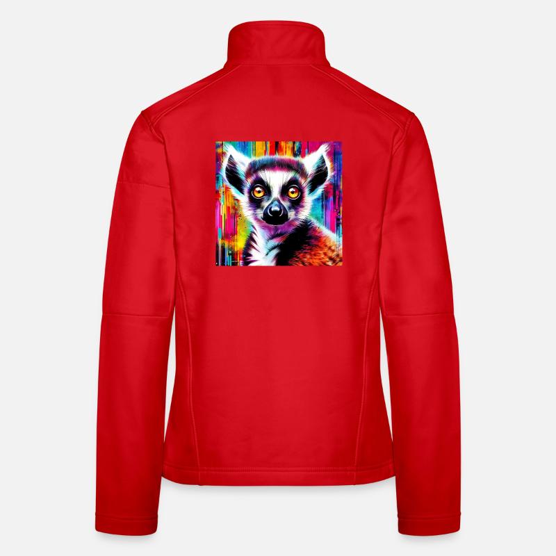 Lemur - Frauen Softshelljacke - Rot