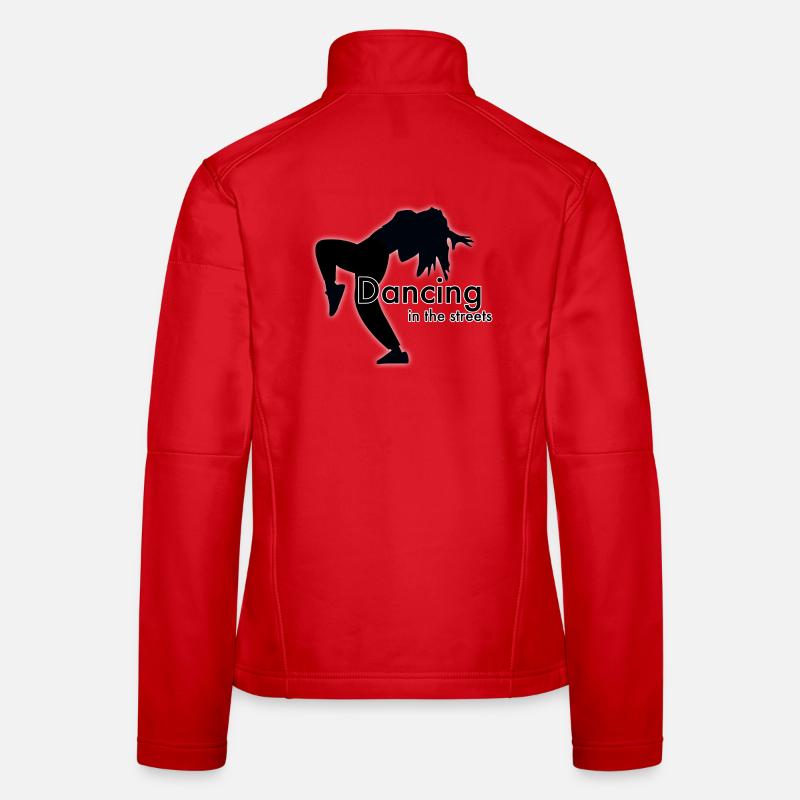 Dancing in the Streets - Frauen Softshelljacke - Rot