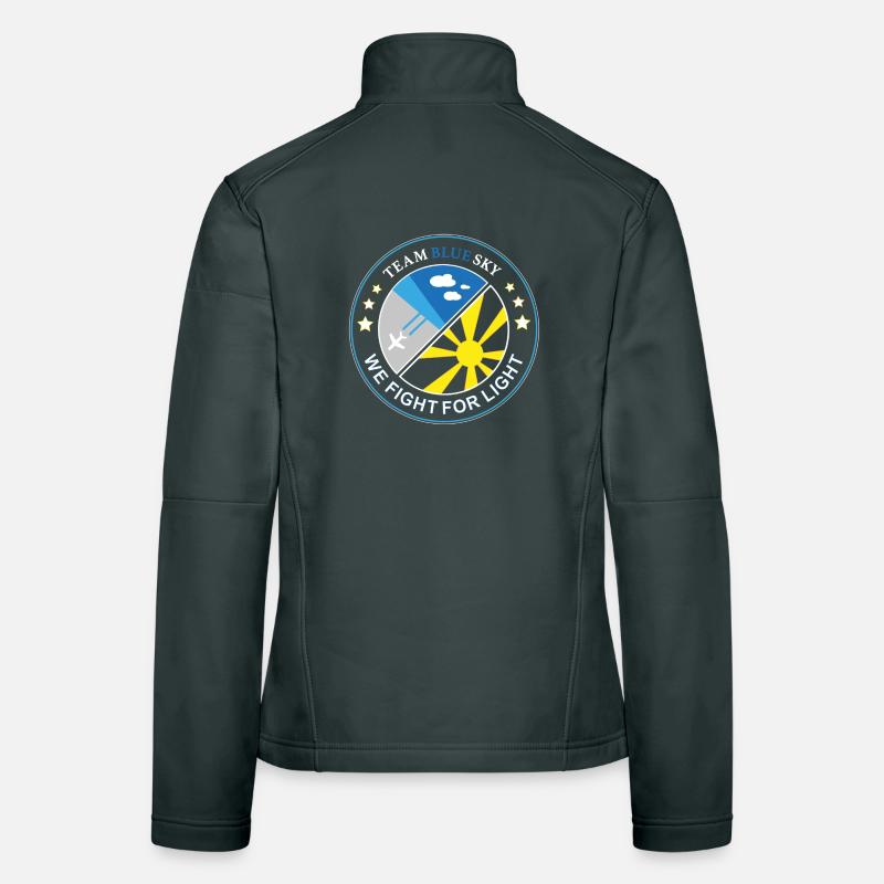 Blue Sky Flight Team Patch Women's Softshell Jacket