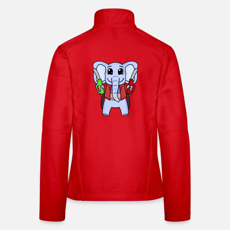 Pump attendant Women's Softshell Jacket