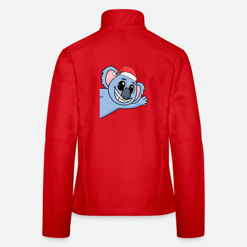 Koala Weihnachten Frauen Softshelljacke